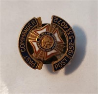10K American Legion Past Commander Pin