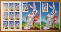 1997 Bugs Bunny Stamps - 11 Count