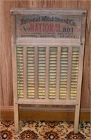 (BS) National No 801 Brass Washboard
