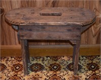 (BS) Rustic Wood Bench/Stool