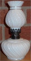 Milk Glass oil lamp
