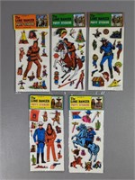 1980 *NOS* Lone Ranger Puffy Stickers