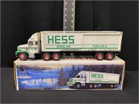 Vintage Hess Toy Tractor Trailer Bank