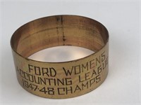 1947-48 FORD WOMENS ACCOUNTING LEAGUE Etched