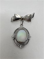 Sterling / Mother of Pearl Brooch