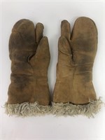 1940s WW2 U.S. Army Air Force One Finger Mitten
