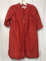 Vtg Quilted Jacket / Gown