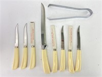 Vtg Quikut  Stainless Knife Set