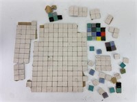 Vtg Siena Italy Ceramic Mosaic Tiles EDIL