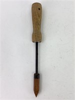 Vintage 2.5" Wood Handle Soldering Iron