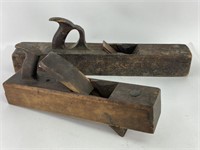 (2) Antique Wood Plane Tools