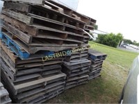 Lot of 40+ Wooden Pallets