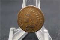 1897 "1 in the neck" Indian Head Cent