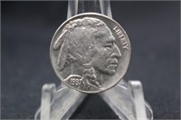 1937-D Buffalo Nickel Excellent