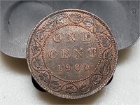 OF) Better grade 1900 Canada large cent