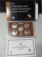 OF)  2011 America the beautiful quarters proof set