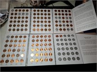 OF) Two Lincoln cent collection books