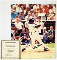Bo Jackson Autographed Baseball Photo w COA