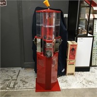 New Gum Ball Machine with Keys & Cups - 5ft Tall