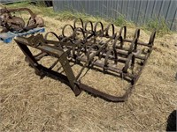 VINTAGE SPRING TOOTH HARROW, 3 POINT