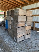 APPROXIMATELY 50 APPLE BOXES