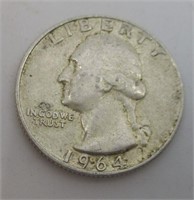 1964 Washington Silver Quarter #7