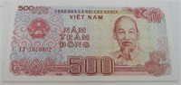 1988 Vietnam 500 Dong Bank Note