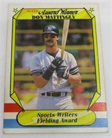 1987 Fleer Don Mattingly Baseball Card