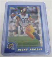 2000 Topps Ricky Proehl Football Card