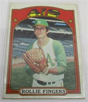 1972 Topps Rollie Fingers Baseball Card