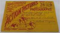 1947 Salinas CA. Rodeo Photographs Postcard