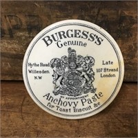 Pot Lid - Burgess's Anchovy Paste