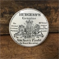 Pot Lid - Burgess's Anchovy Paste