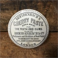 Pot Lid - Breidenbach's Cherry Paste London
