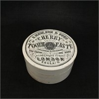Pot & Lid - S. Mawson Cherry Tooth Paste