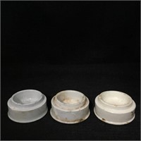 3 x Porcelain Pots