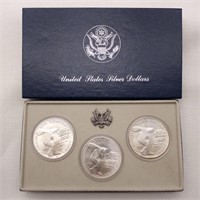1983 LA Olympiad Silver Dollar Set