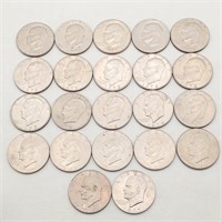 22 Eisenhower Clad Dollars