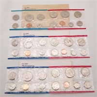 3 US Mint Sets 1980 & 1981