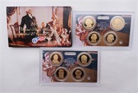 2007 & 2009 Presidential $1 Coin Sets