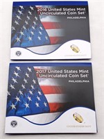2016 & 2017 US Coin Sets UNC