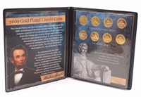 2009 Gold Plated Lincoln Cents Set