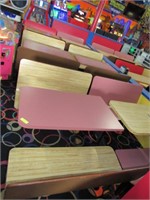6 Assorted 4-Top Plymold Booths/Seating