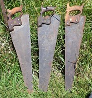 Lot of 3 Hand Saws