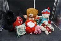 Stuffed Scottie Dog & Bears