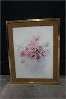 Framed Watercolor Painting