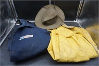 Raingear Jacket & Dorfman Pacific Hat