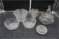 Crystal Bowls & Glass Lidded Dishes