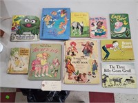 10 old children's books Sesame Jr Elf Golden etc