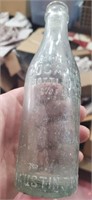 Austin Texas Coca Cola straight side soda bottle